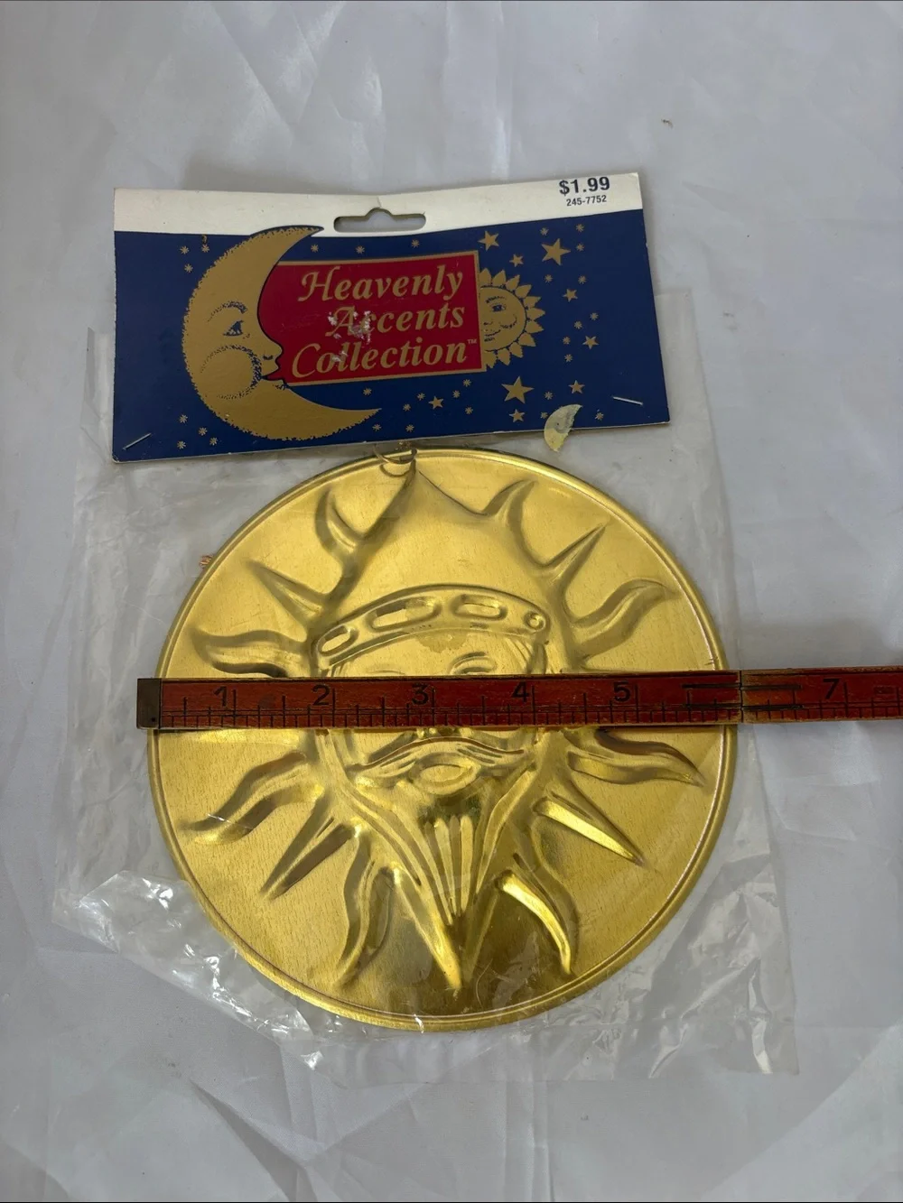 Gold Sun Ornament - Holiday Home Decor